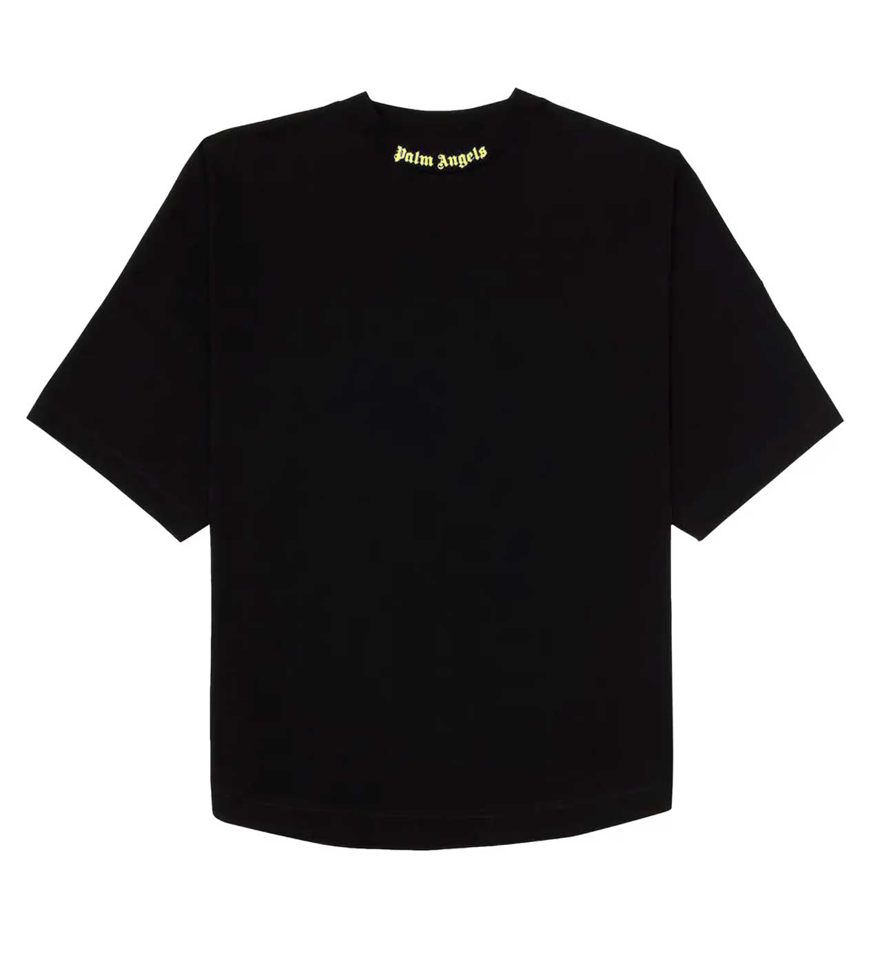 Palm Angels Classic Logo Over Tee Black/Yellow – Restock AR