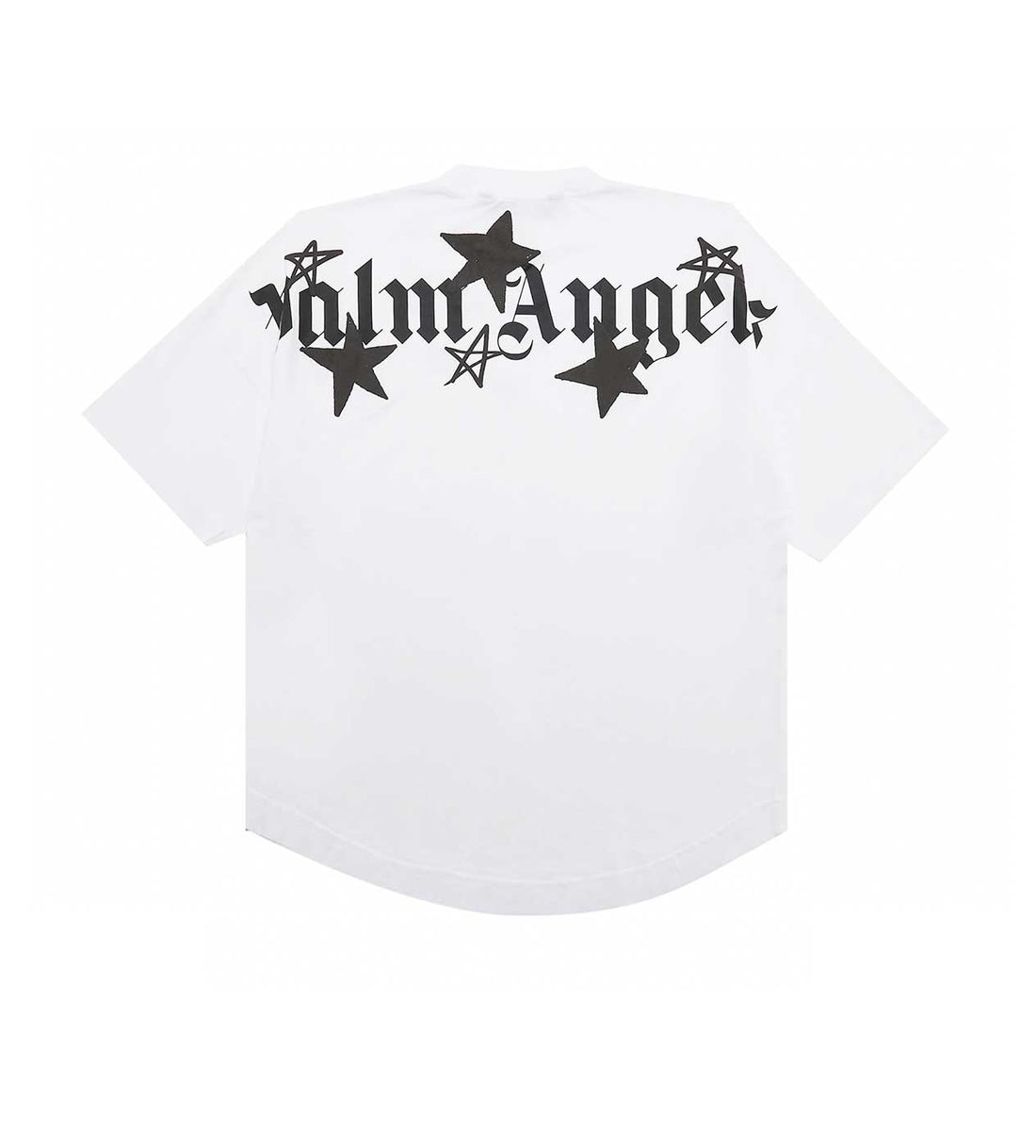 Palm Angels Star Logo Print T-Shirt White