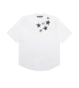 Palm Angels Shooting Stars Logo White/Black Front View