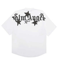 Palm Angels Shooting Stars Overlogo Tee White/Black