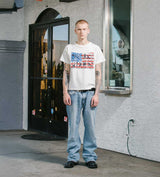 Pieces GPB Rhinestone Tee Off White