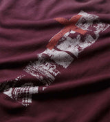 Pieces Inhumane Half Zip Sweatshirt Maroon