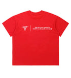Pieces Mental Health Tee Vintage Red