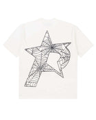 Pieces P-Star Web Tee Cream