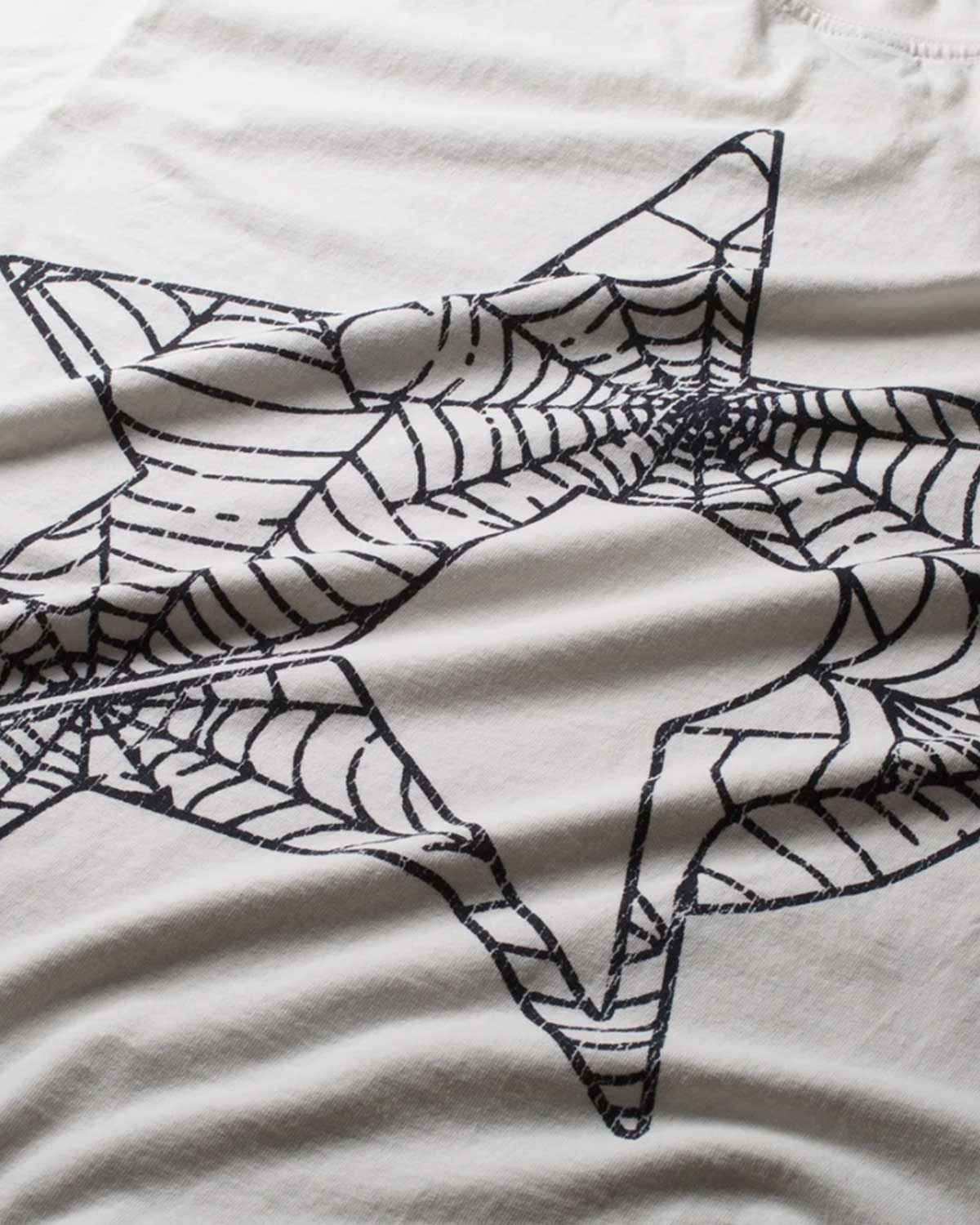 Pieces P-Star Web Tee Cream