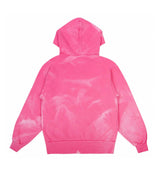 Product Image Of Pieces Sun Faded Zip Up Sweatshirt Midnight Pink Back View