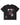 Pieces Sympathy Tee vintage black, black-and-white photo collage with red lettering, front view