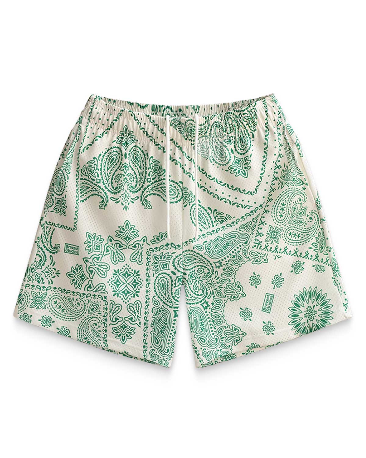 Bravest Studios Porcelain Shorts White/Green