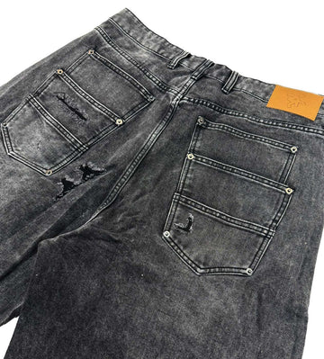 Project Capri Triple Pocket Jorts Black