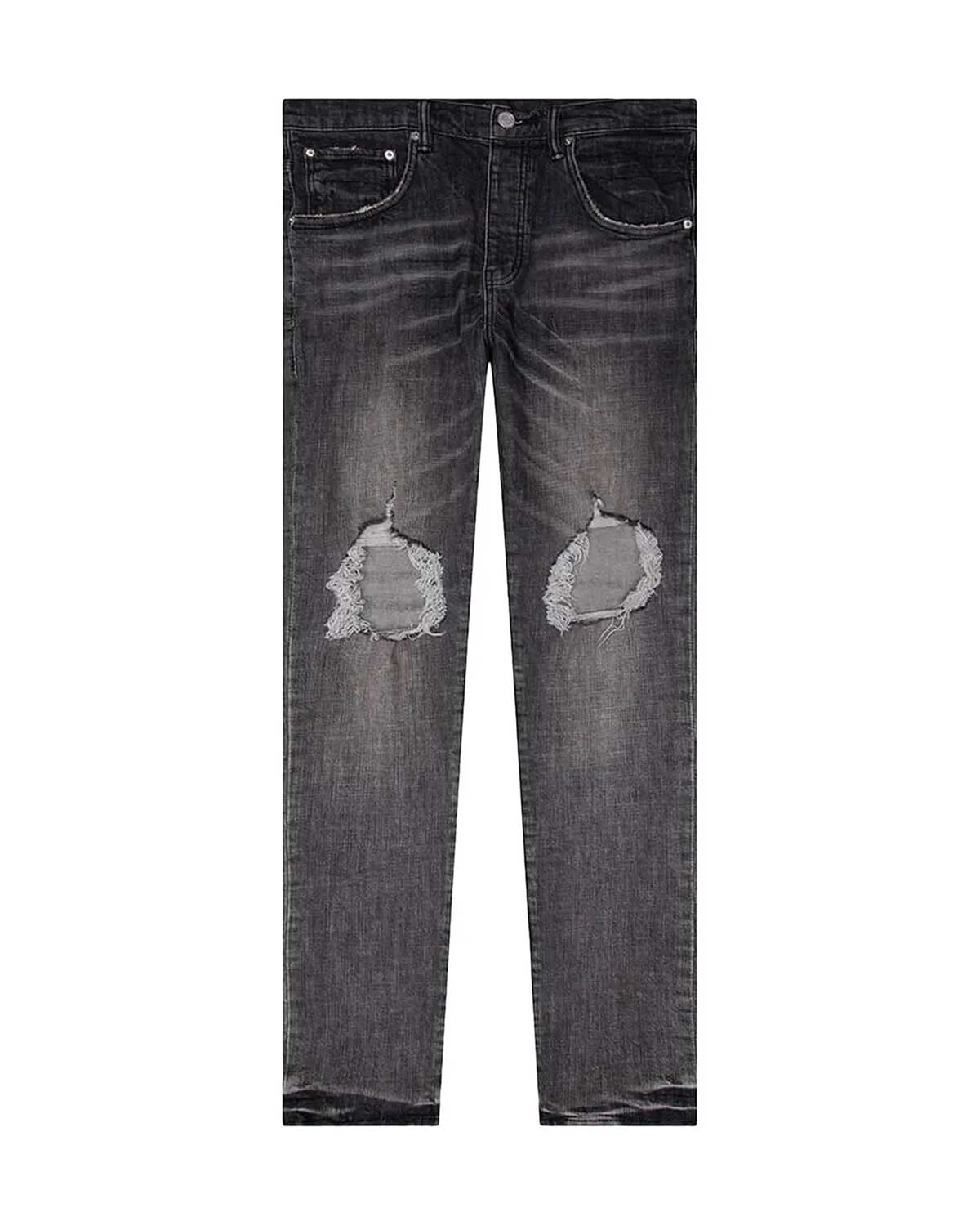 Purple Brand Dirty Grey Blowout Denim Pants