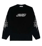 Restock AR Chrome Logo L/S Tee Black