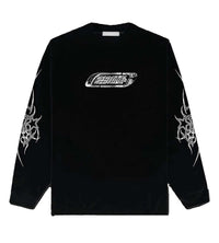 Restock AR Chrome Logo L/S Tee Black