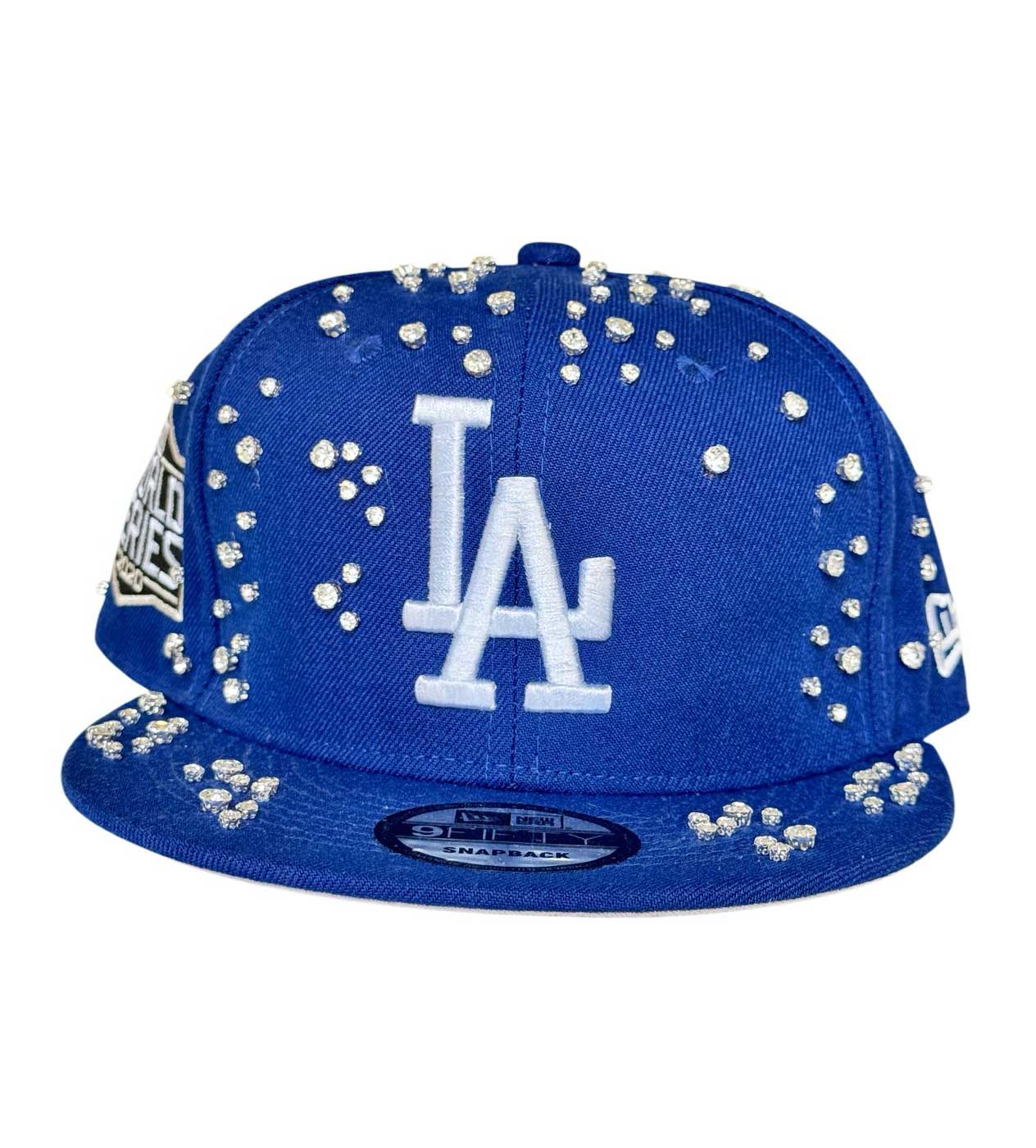 Retrovert Embellished LA Hat Blue