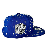 Retrovert Embellished LA Hat Blue