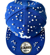 Retrovert Embellished LA Hat Blue