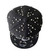 Retrovert Embellished Sox Hat Black