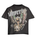 Retrovert Falcon Skull Tee Black/Grey