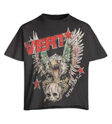 Retrovert Falcon Skull Tee Black/Red