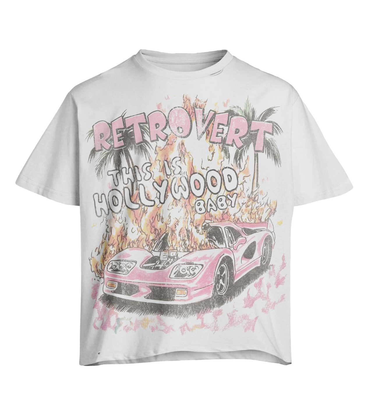 Retrovert Hollywood Tee Pink