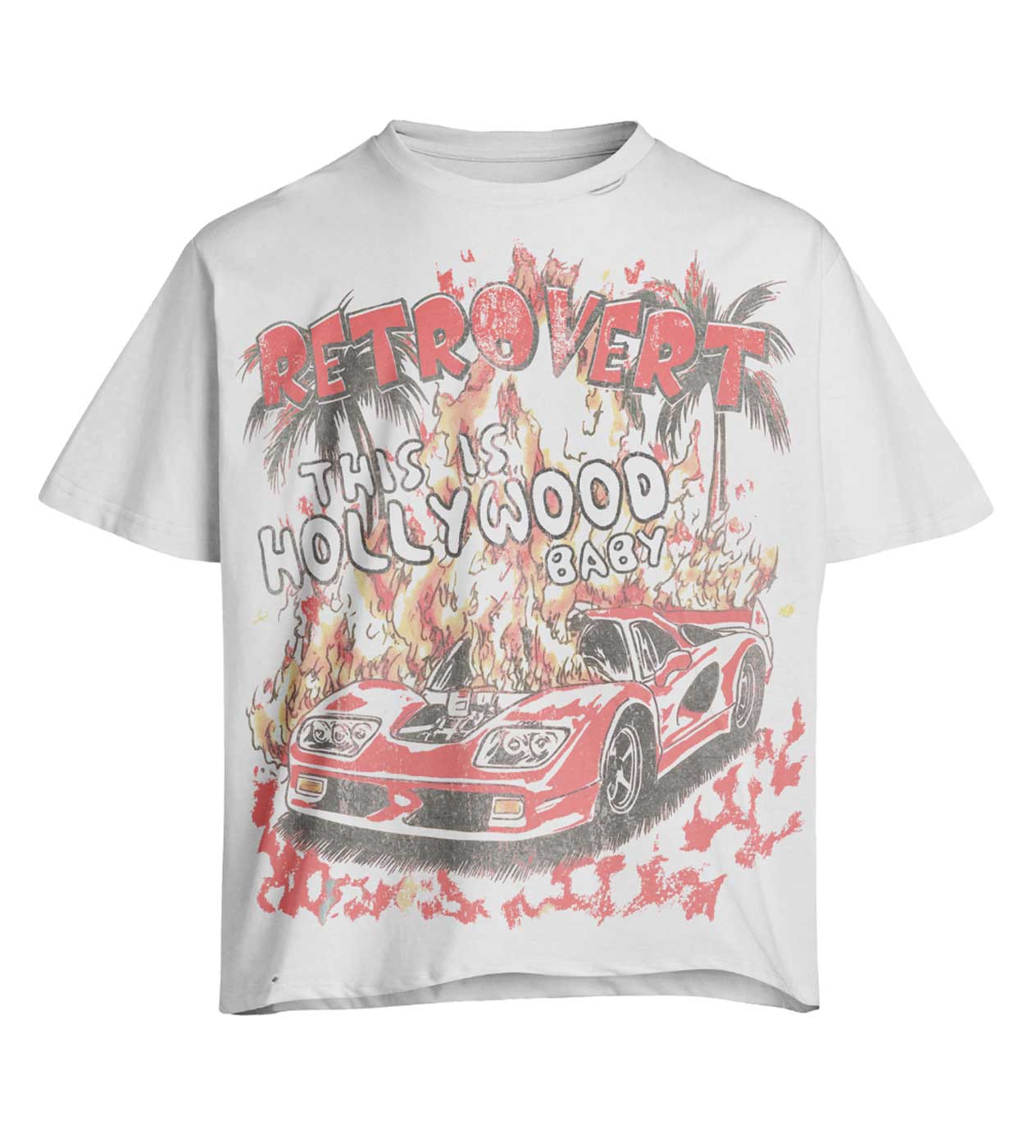 Retrovert Hollywood Tee Red