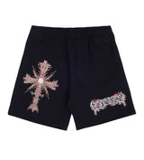 Revenge 11th Dimension Shorts Black/Red front view