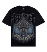 Revenge Airbrush Metal Tee Black