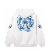 Revenge Angel Arch Logo Hoodie White back view