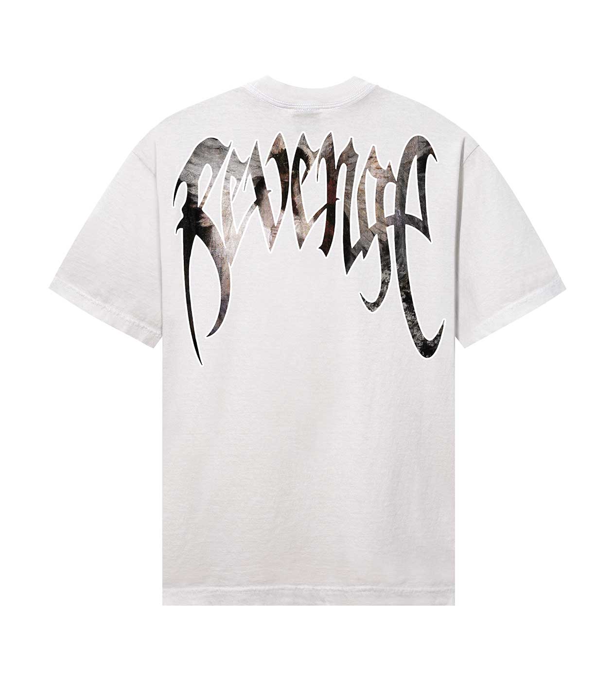 Revenge Angel's Kiss Tee Cement back view