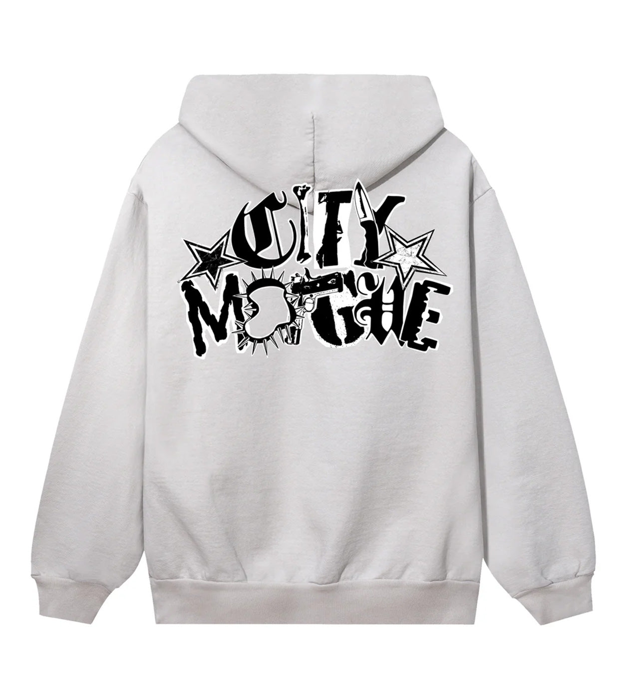 Revenge Arch Logo Claw Hoodie Cement/Red – Restock AR