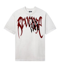 Revenge Arch Logo Claw Tee Cement/Red front