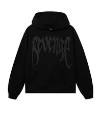 Revenge BLACK ARCH LOGO HOODIE Black