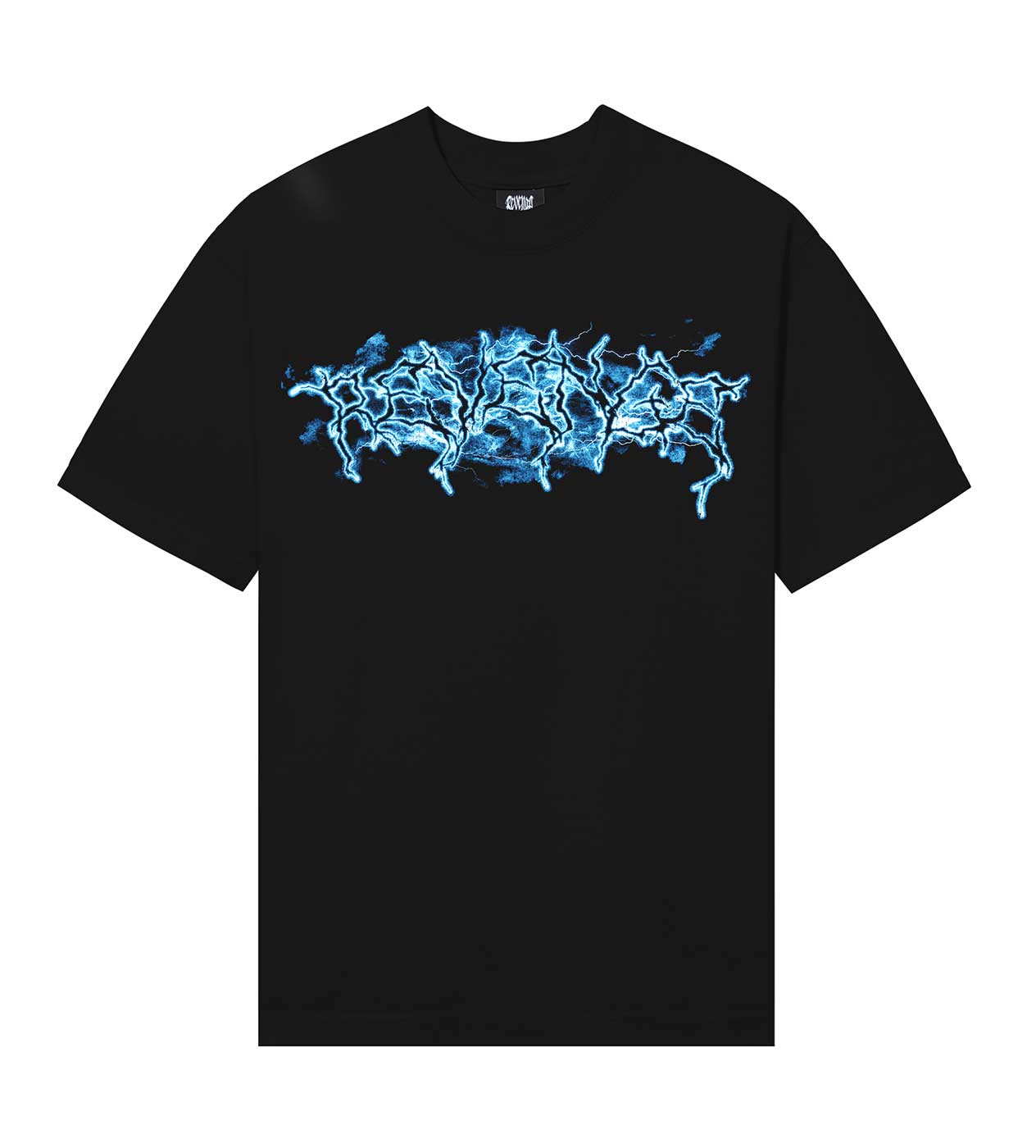 Revenge BLUE LIGHTNING ANARCHY TEE BLACK