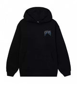 Revenge Blue Lighting Arch Logo Hoodie Front