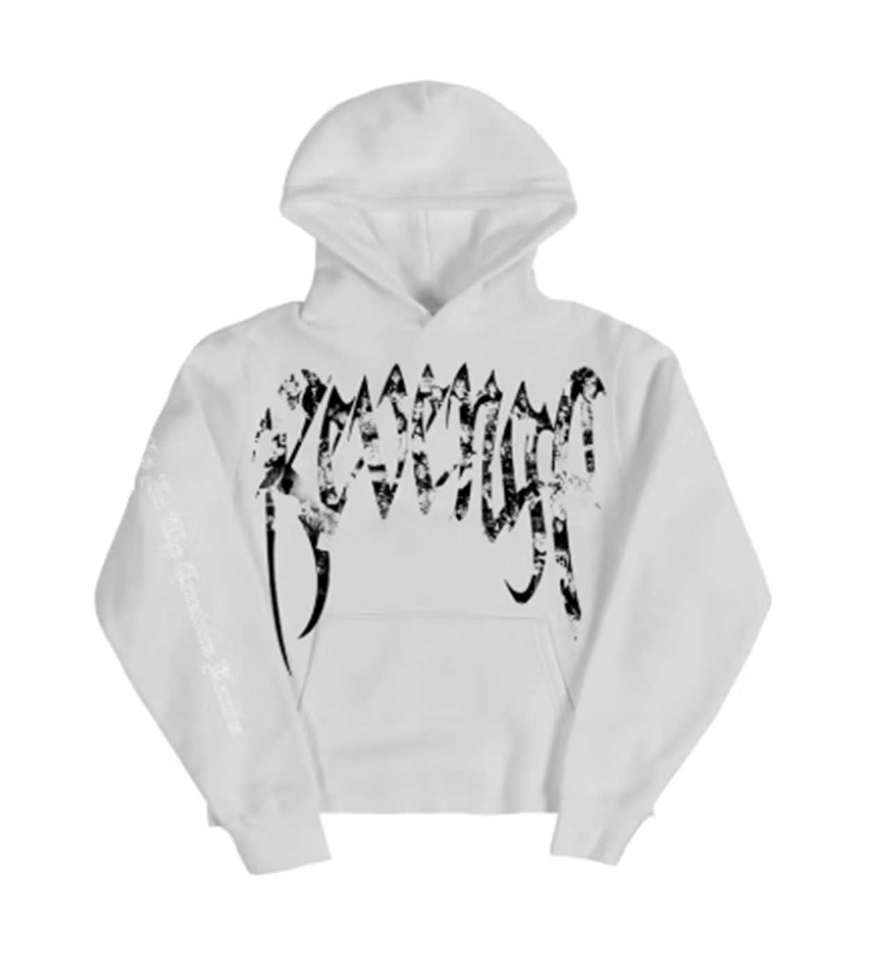 Revenge x Juice Wrld Collage Hoodie White