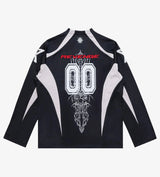 Revenge Double R Moto Jersey Black