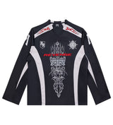 Revenge Double R Moto Jersey Black