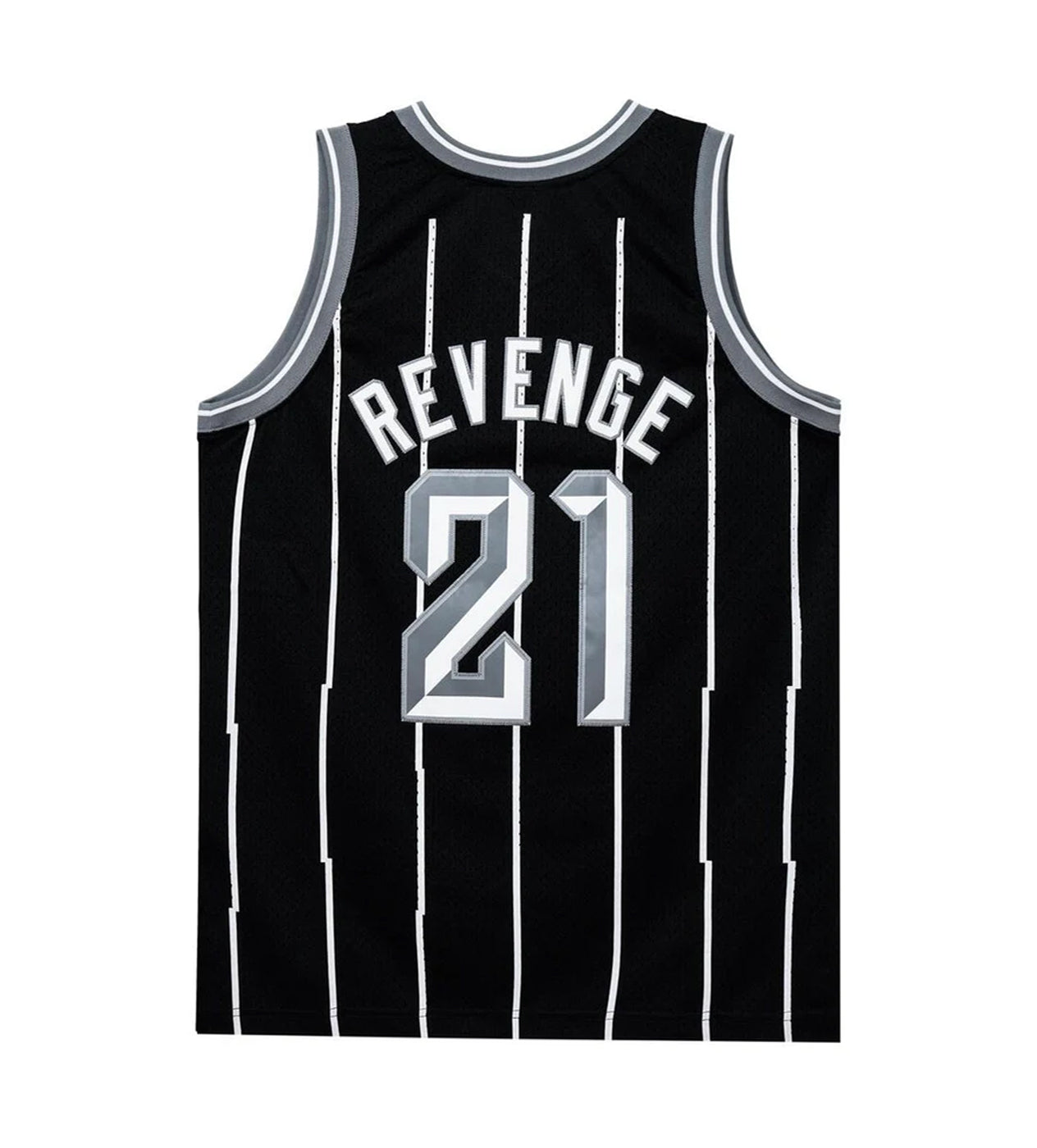 Revenge Embroidered Jersey Black