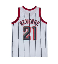 Revenge Embroidered Jersey White