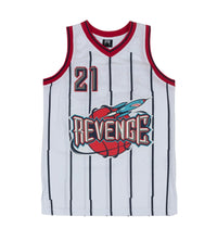 Revenge Embroidered Jersey White