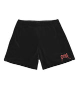 Revenge Embroidered Logo Mesh Short Black/Red front