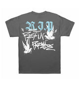 Revenge Graffiti Dove Vintage Black Back View