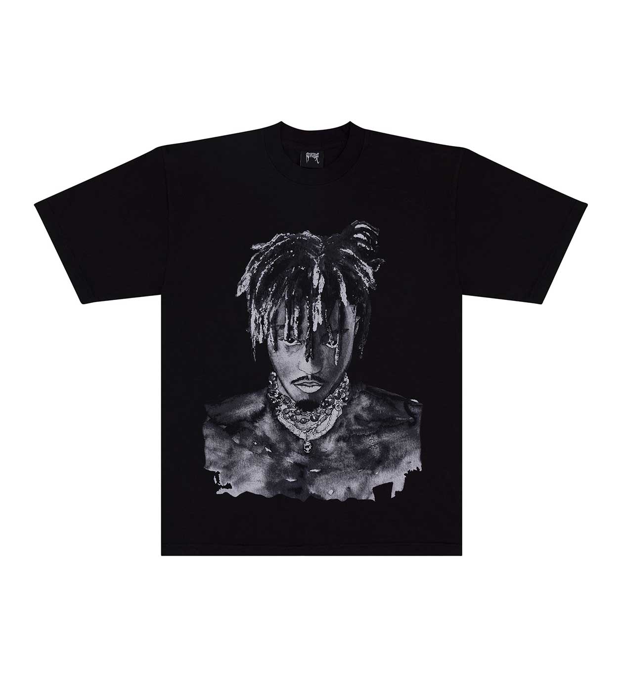 Revenge Graphite Portrait Tee Black Front