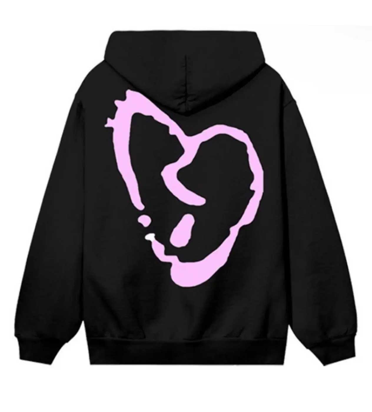 Revenge Pink Broken Heart Hoodie Black | Restock AR