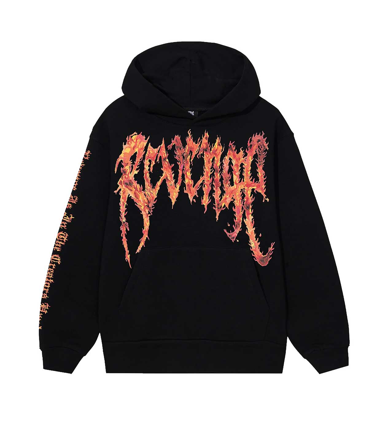 Revenge Inferno Hoodie Black Front View