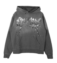 Revenge Kosuke Kawamura Glitch Arch Logo Hoodie Grey