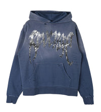 Revenge Kosuke Kawamura Glitch Arch Logo Hoodie Navy