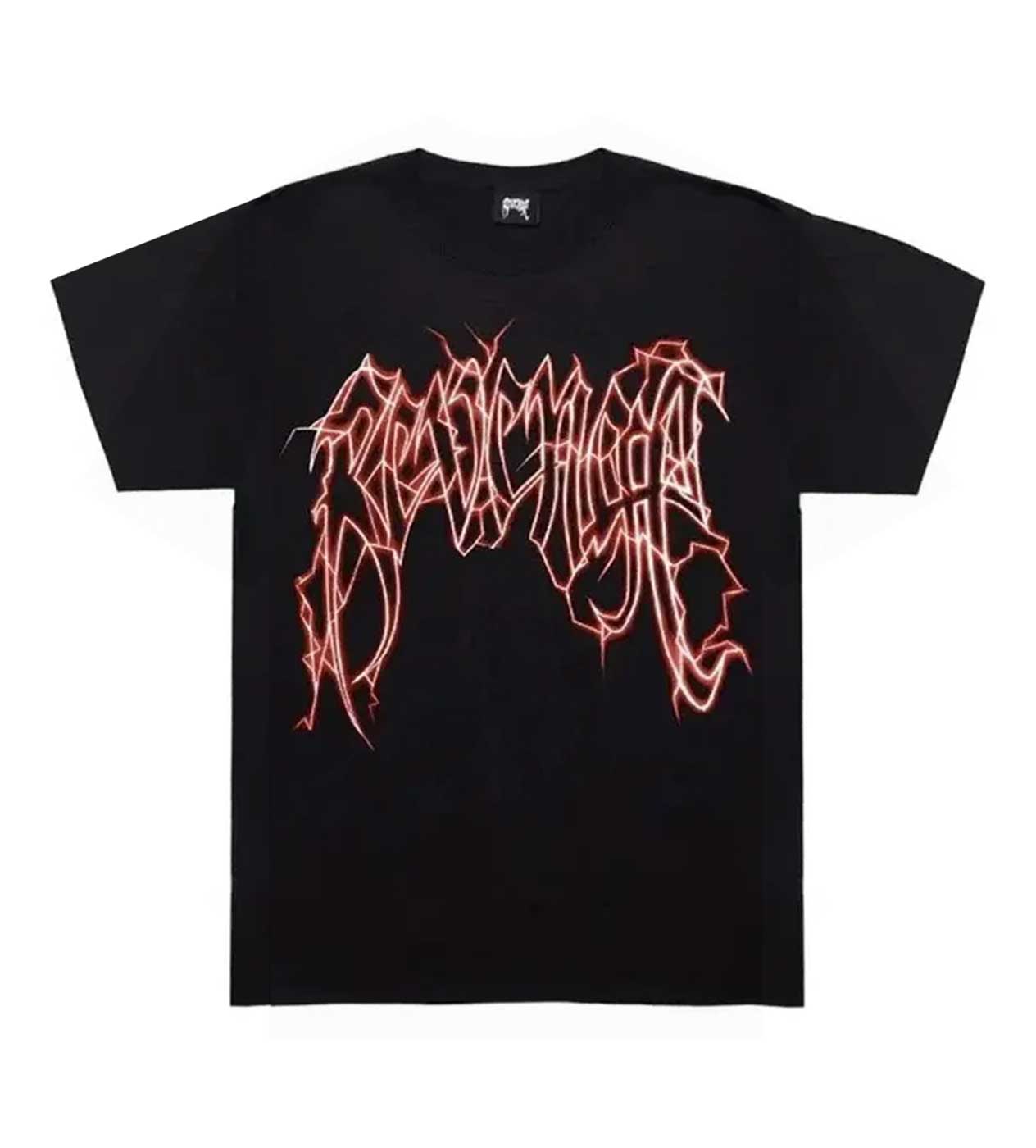 Revenge Lightning Arch Logo Tee Black/Red front