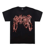 Revenge Lightning Arch Logo Tee Black/Red front