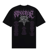 Revenge Metal Tour Tee Black/Purple back view