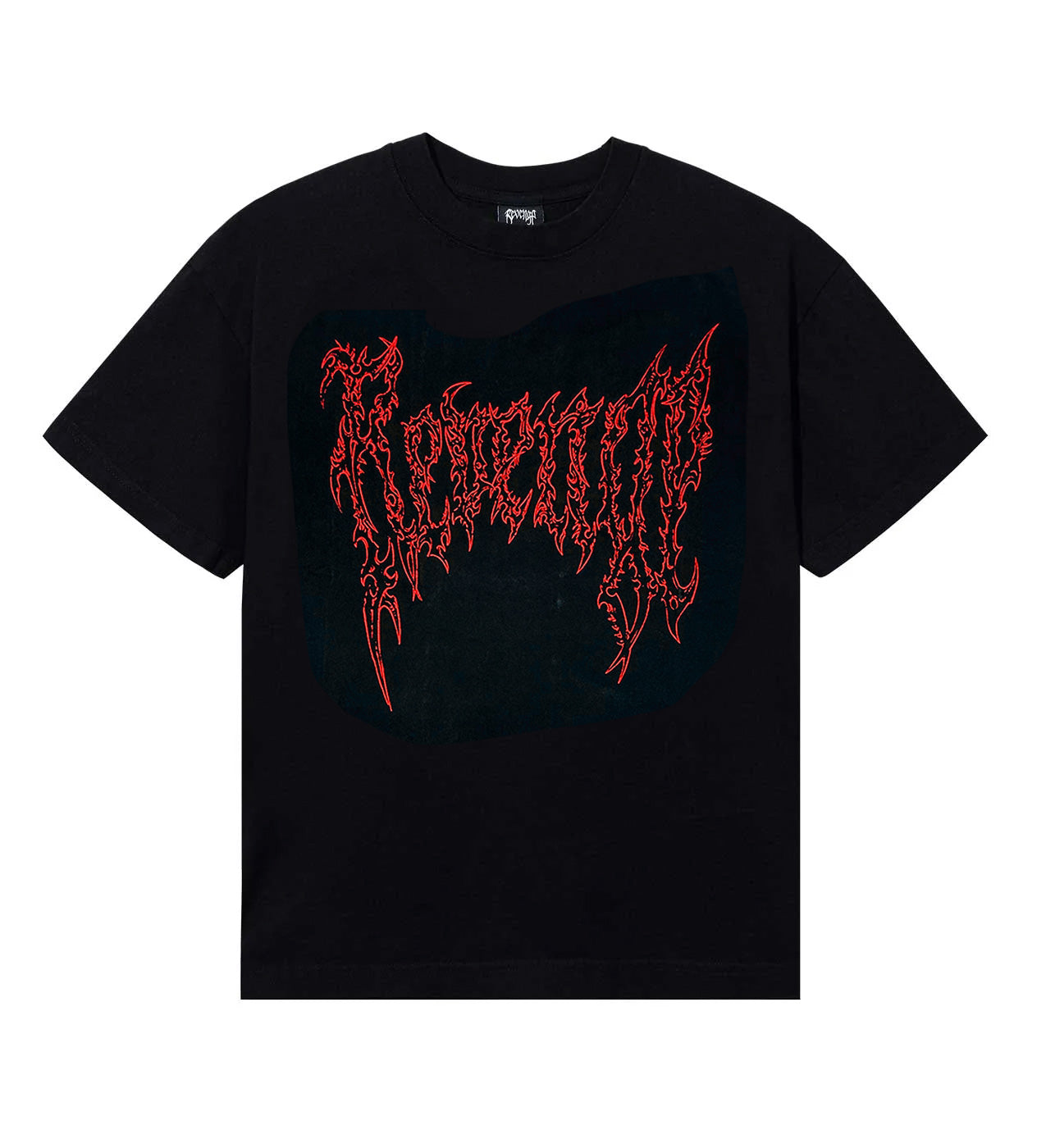 Revenge Motioncross Tee Black/Red Front View